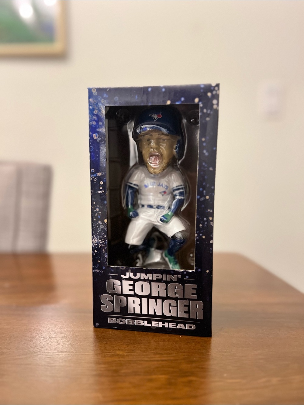 George Springer Jumpin' Bobblehead - Toronto Blue Jays (Blue/White)